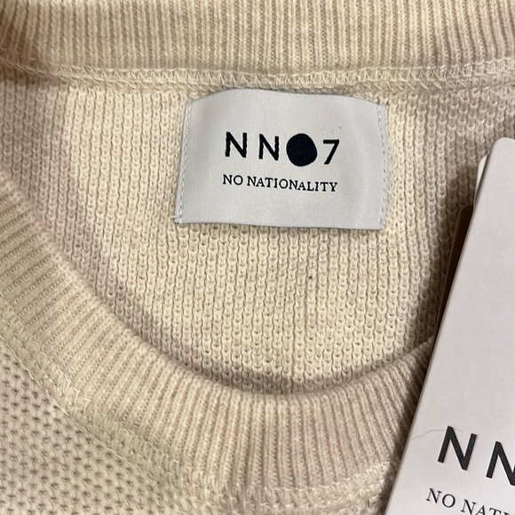 NNO7 No Nationality thermal knit crew sweater - Picture 7 of 10
